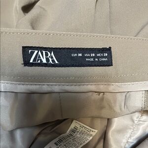 Zara Light Tan Pants
